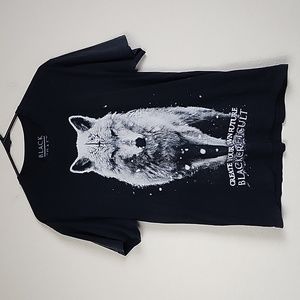 Black Craft Wolf Graphic Tee